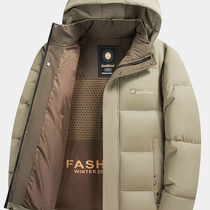 Chaqueta de invierno acolchada con capucha