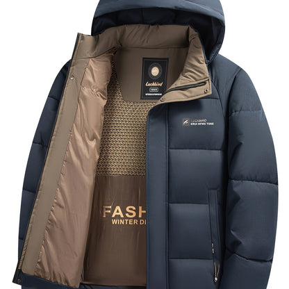 Chaqueta de invierno acolchada con capucha