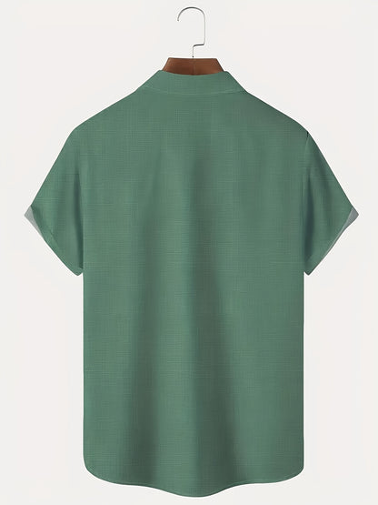 Geometric Pattern Beach Shirt