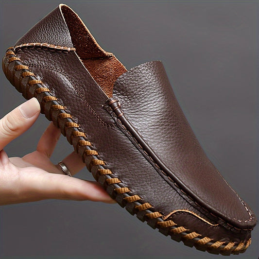 Mocasín de cuero