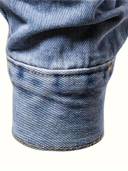 Chaqueta vaquera clásica con botones