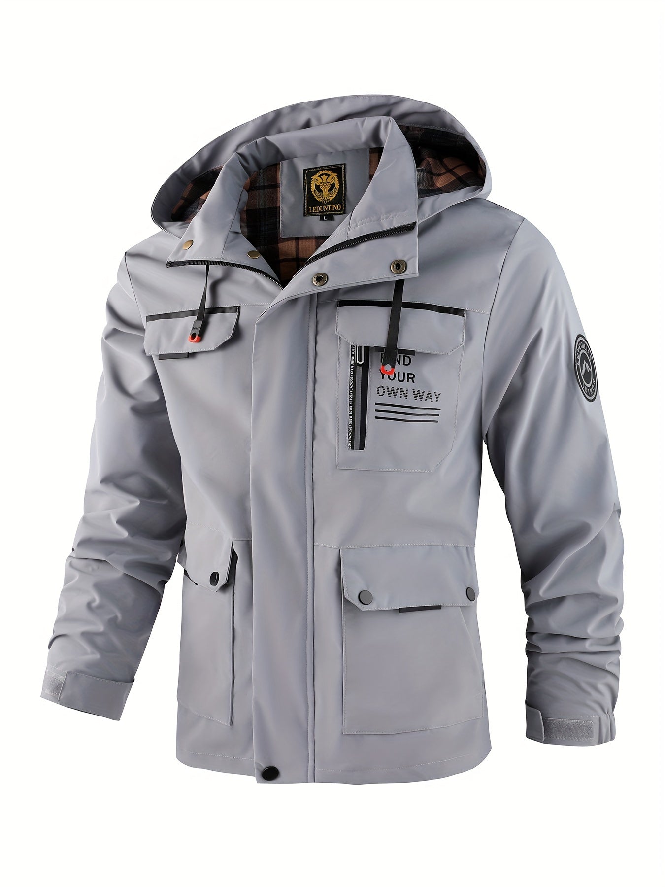 Waterproof Hooded Utility Jacket