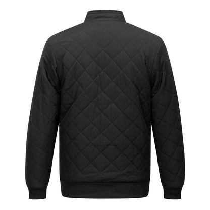 Chaqueta bómber guateada con forro polar