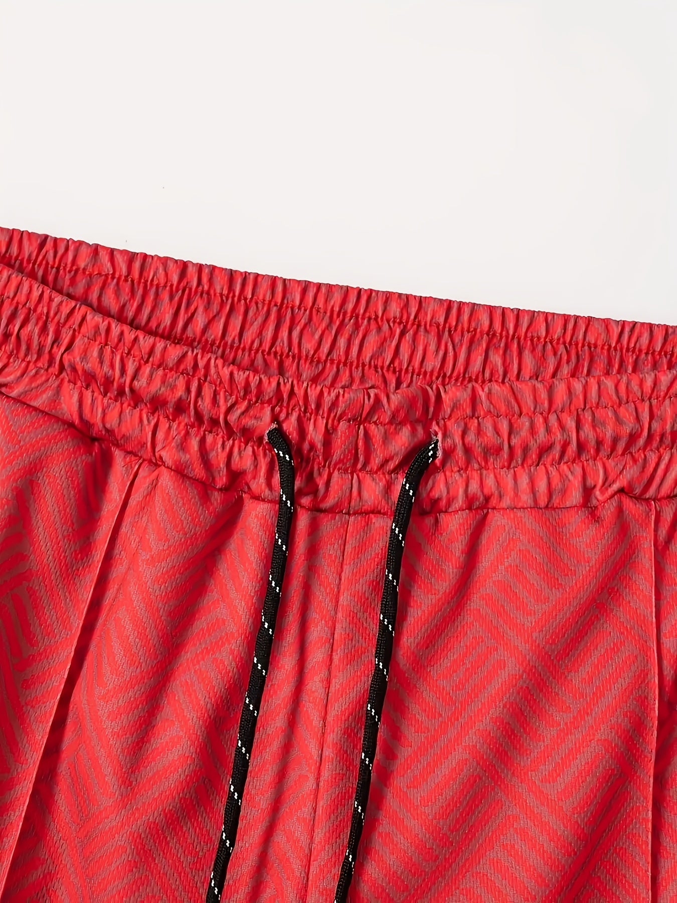 Strukturiertes Polo-Shirt mit Reißverschluss und Shorts-Set