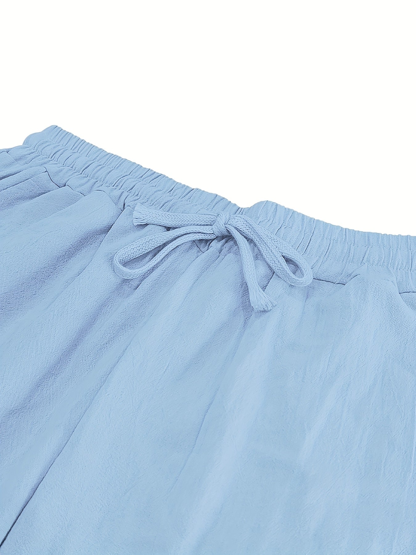 Leinenhose mit Kordelzug