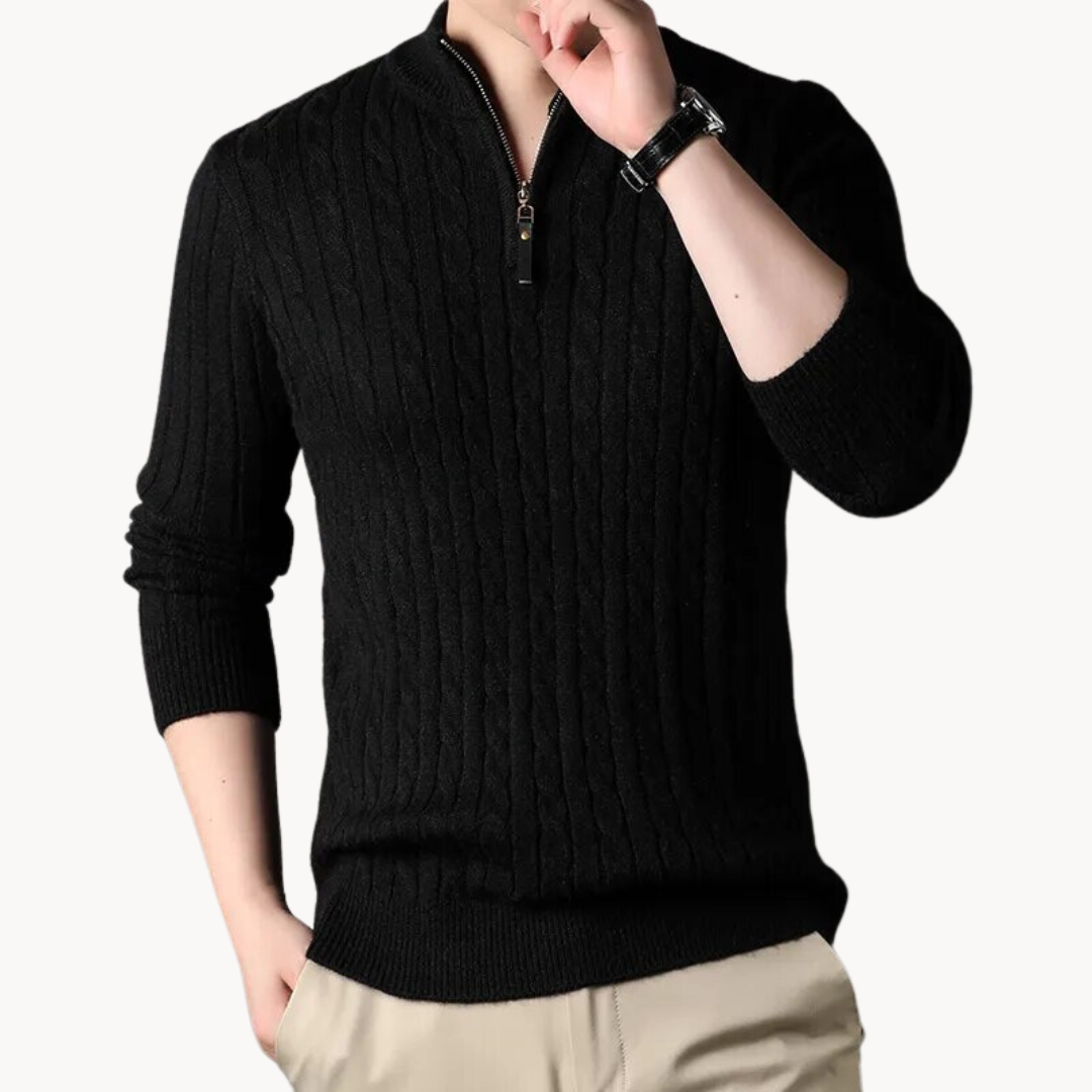 Sudadera Rory con cremallera corta