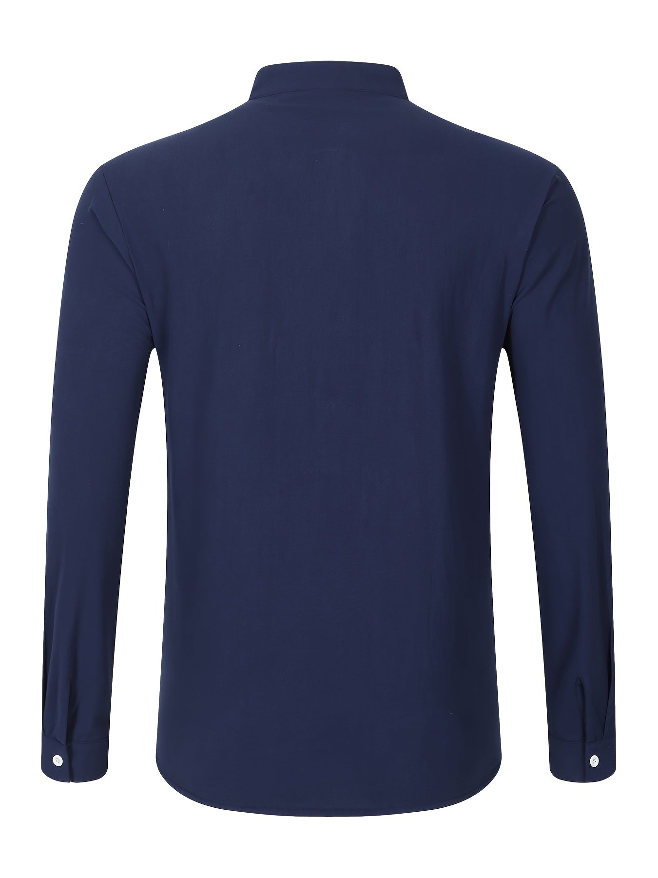 Strukturiertes Langarm-Henley-Shirt