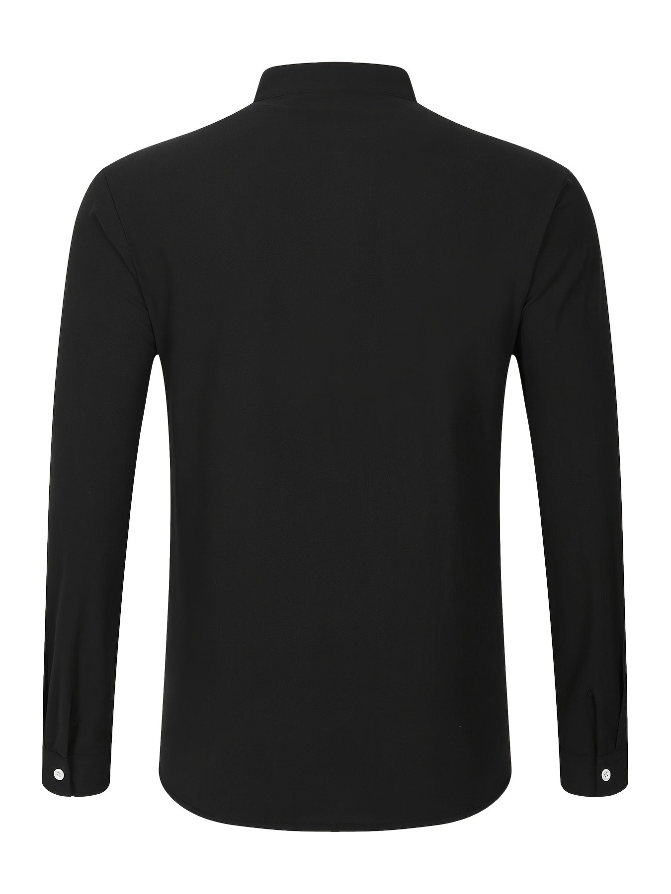 Strukturiertes Langarm-Henley-Shirt