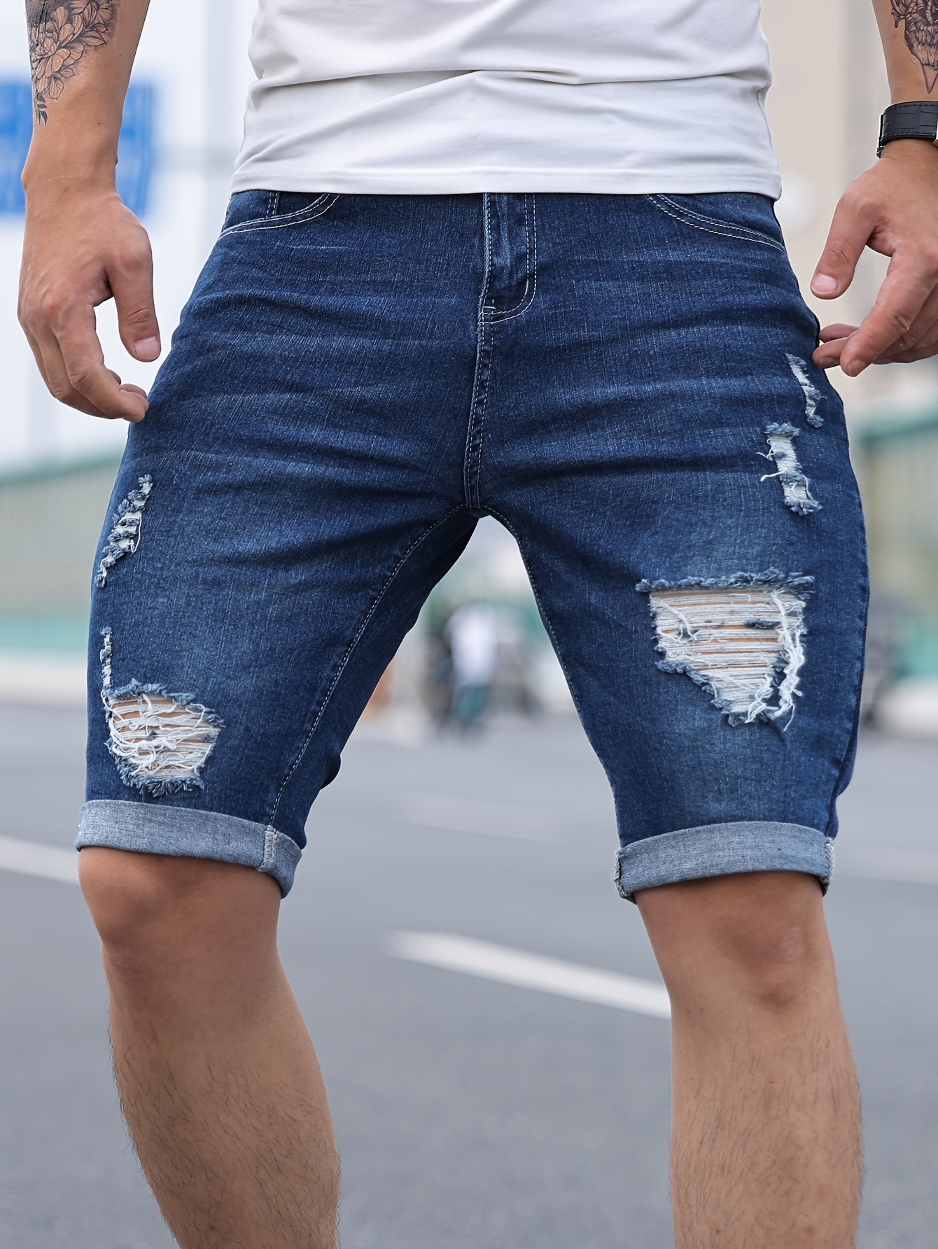 Shorts vaqueros rotos