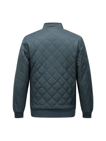 Chaqueta bómber guateada con forro polar