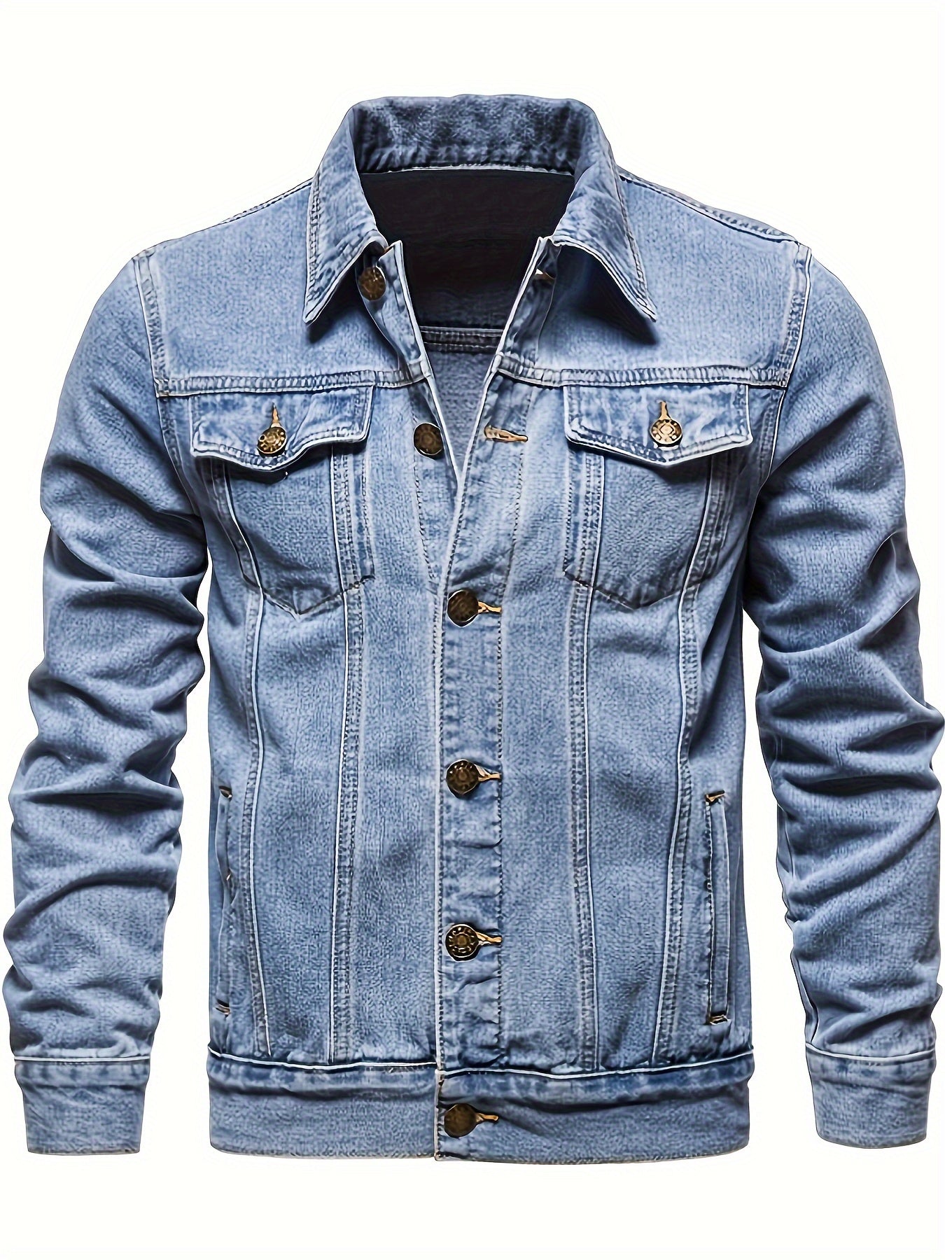 Chaqueta vaquera clásica con botones