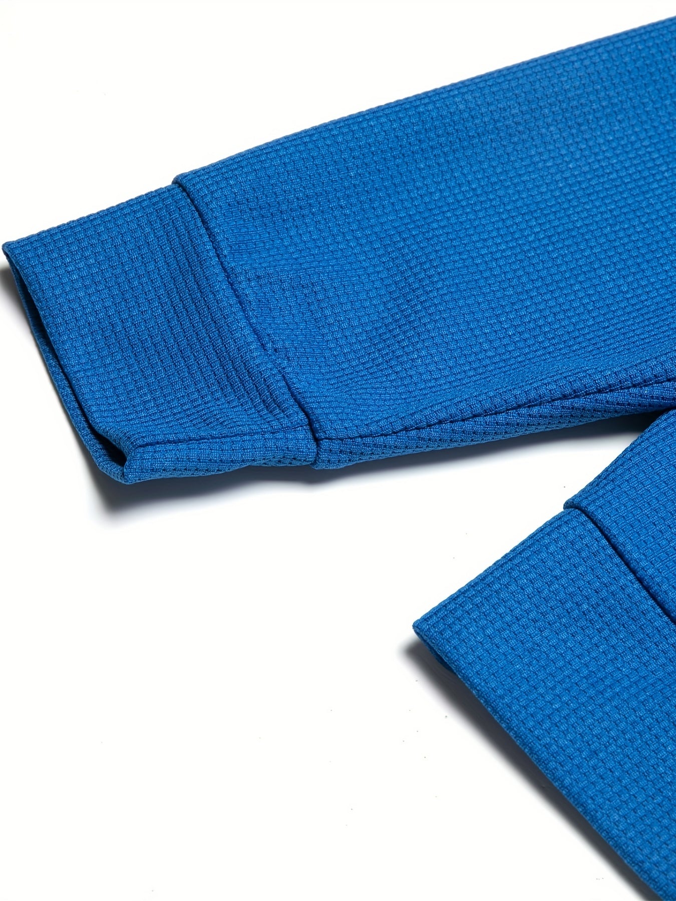 Strukturiertes Langarm-Top und Jogginghose Set