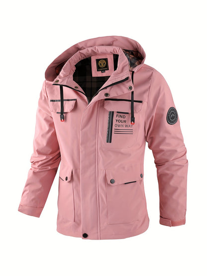 Waterproof Hooded Utility Jacket