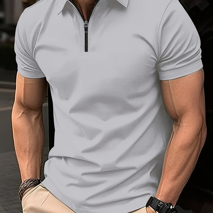 Polo-Shirt mit Reißverschluss