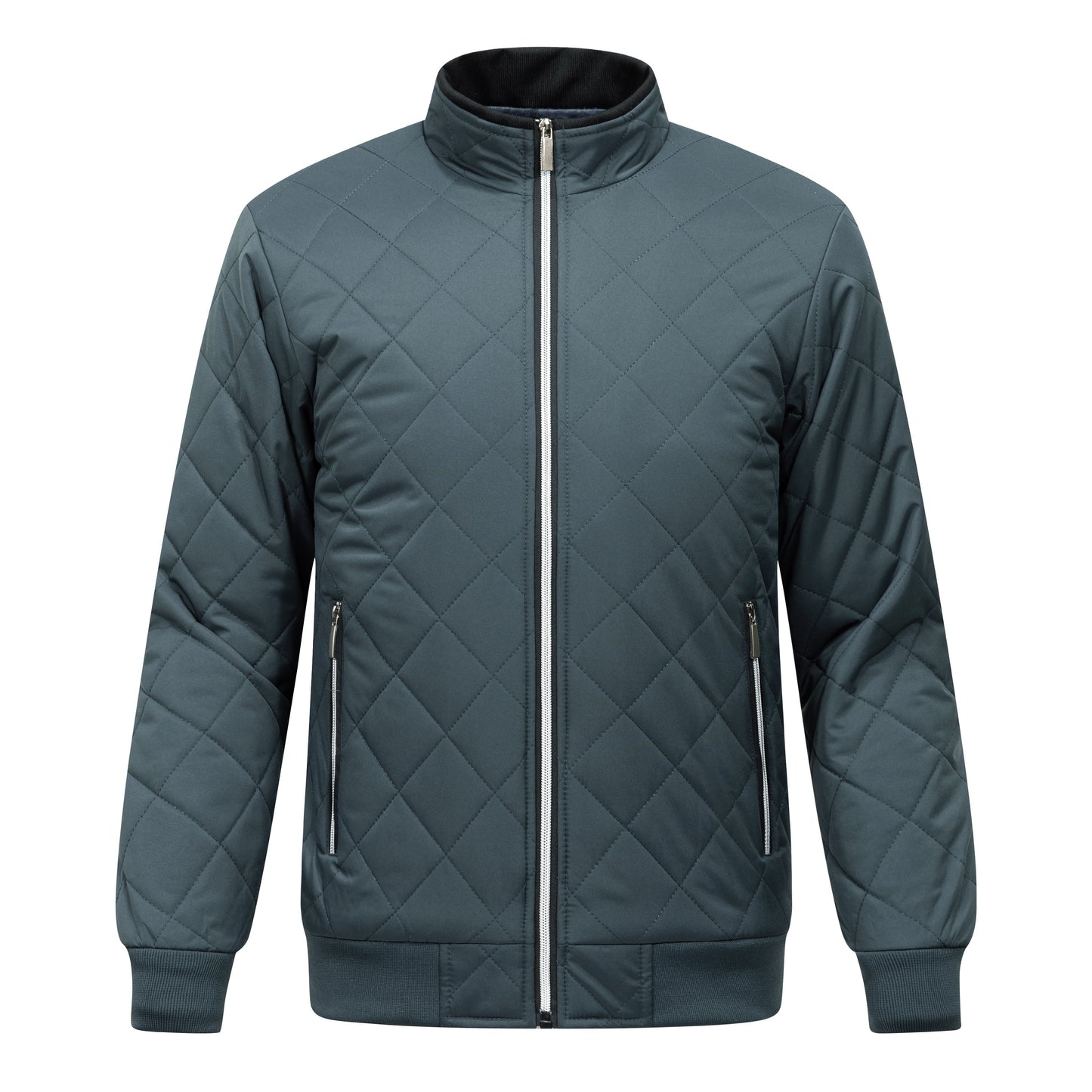 Chaqueta bómber guateada con forro polar
