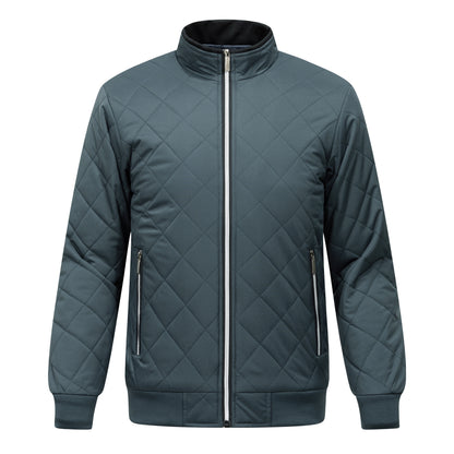 Chaqueta bómber guateada con forro polar