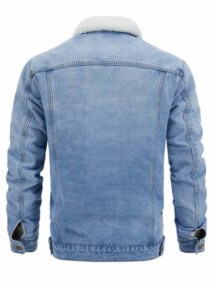 Chaqueta vaquera clásica con botones