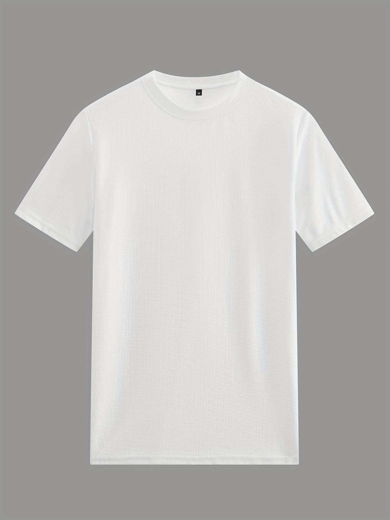Textured Minimalist T-Shirt and Shorts Set