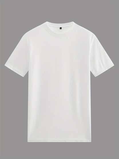 Textured Minimalist T-Shirt and Shorts Set