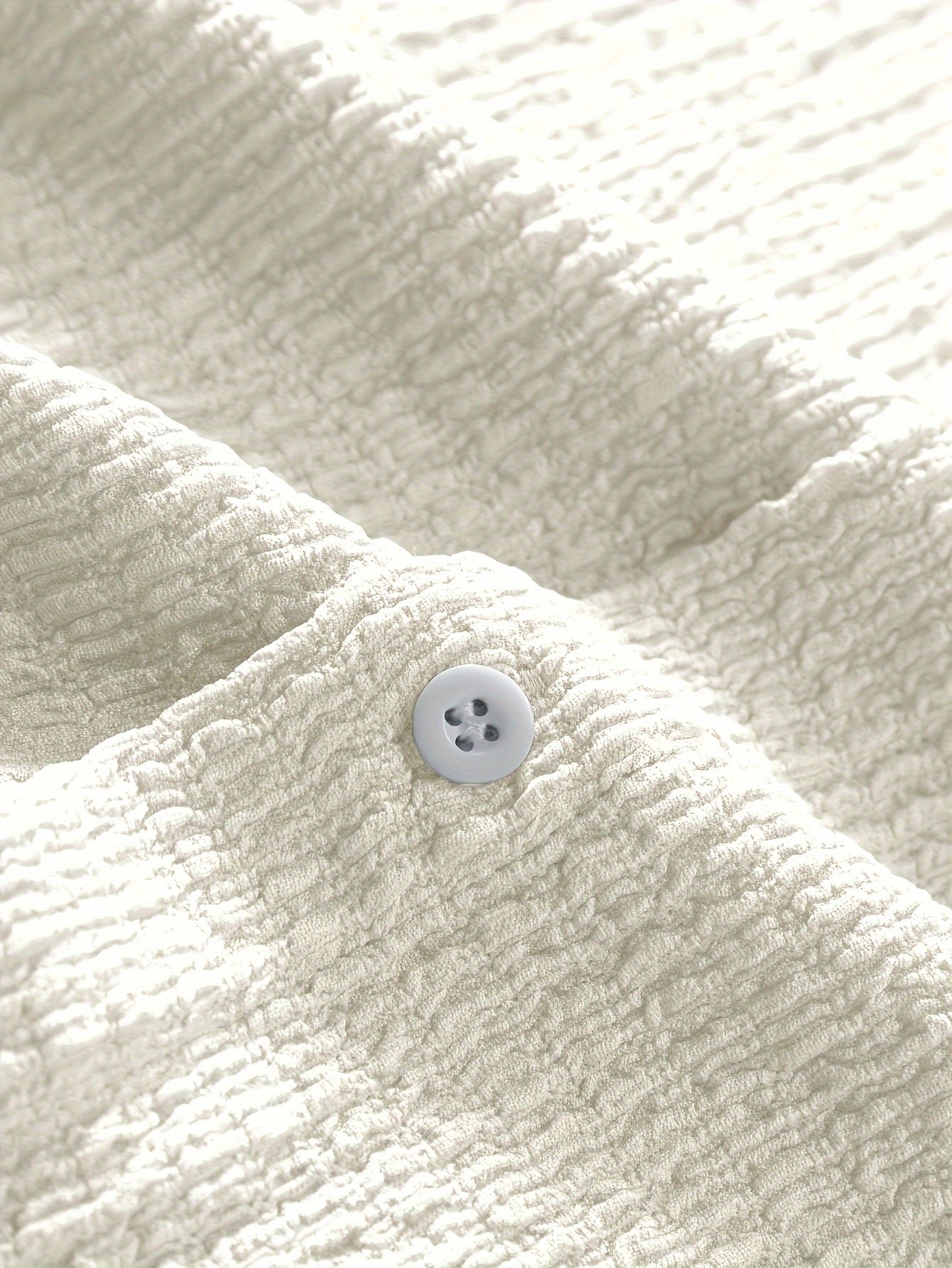 Textured Button-Up Shirt