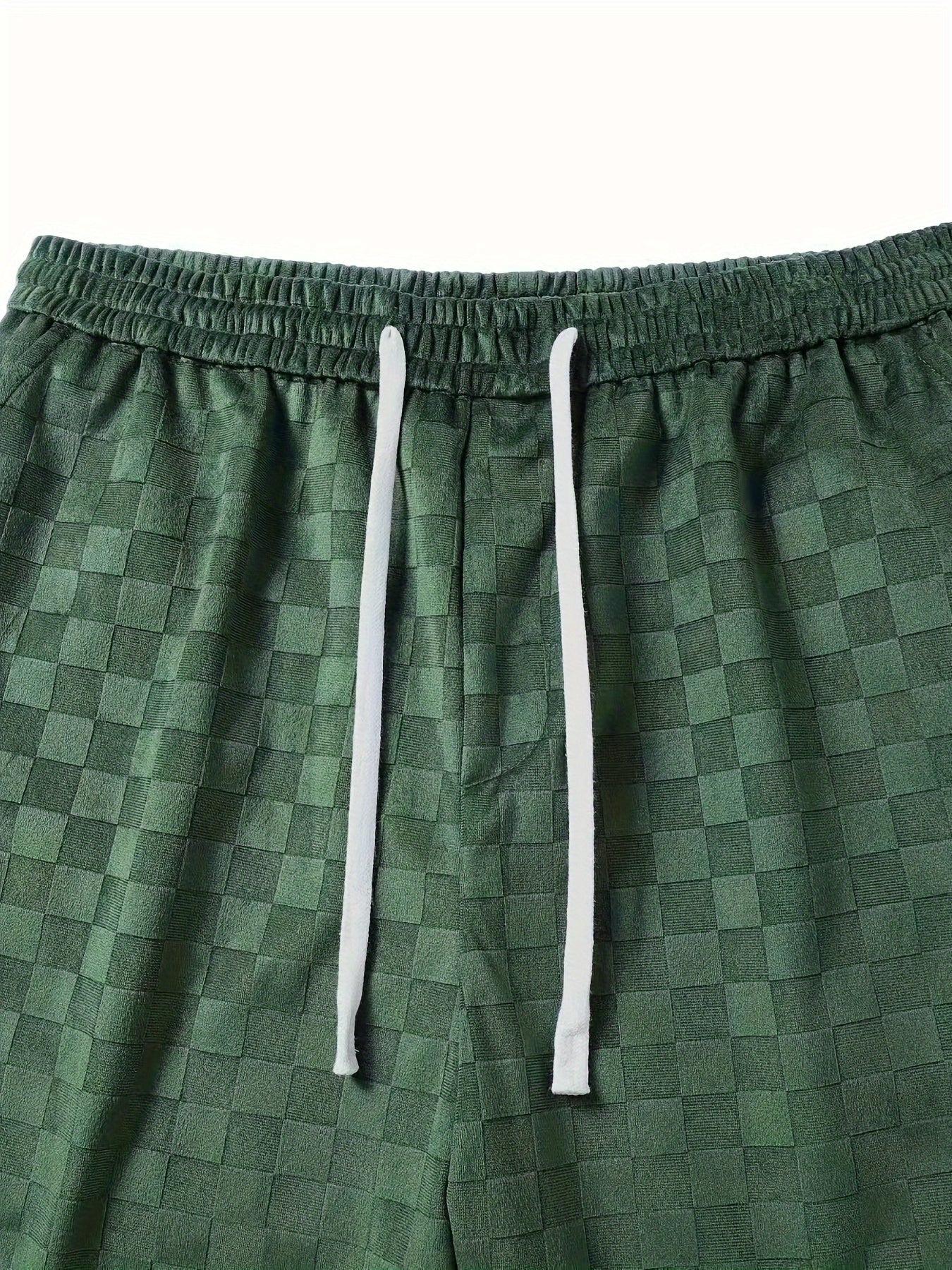 Pantalones anchos a cuadros