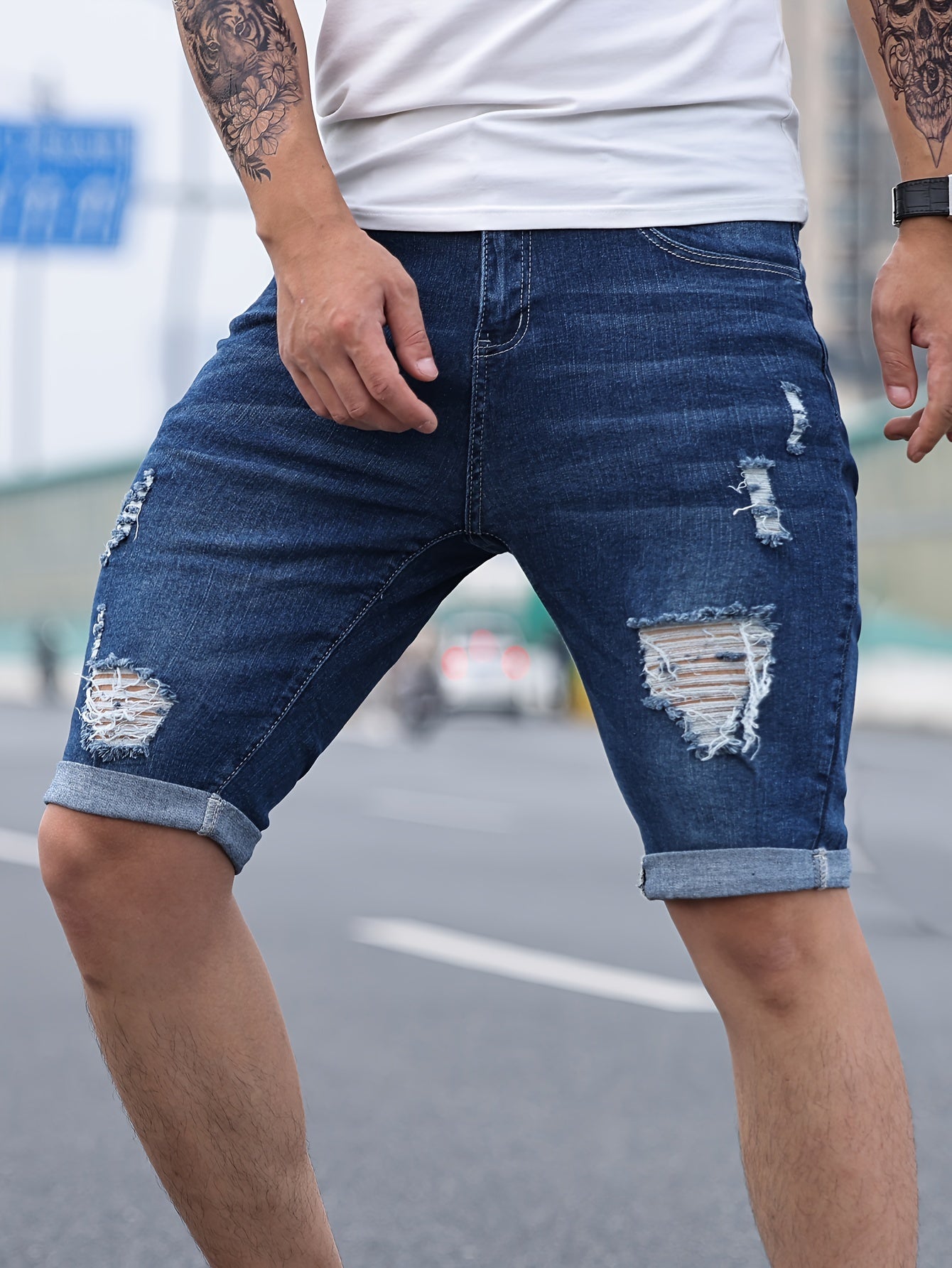 Shorts vaqueros rotos