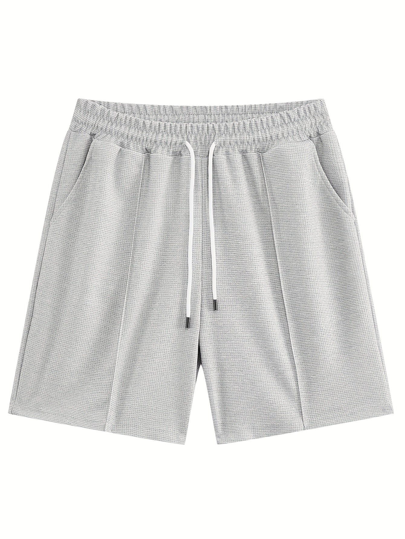 Textured Minimalist T-Shirt and Shorts Set