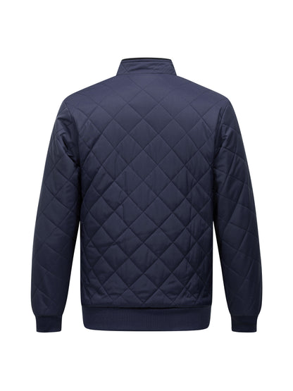 Chaqueta bómber guateada con forro polar