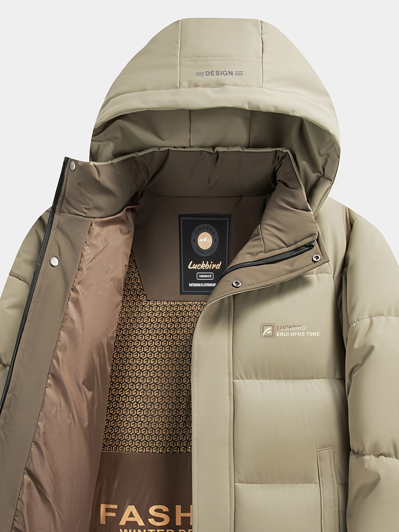Chaqueta de invierno acolchada con capucha