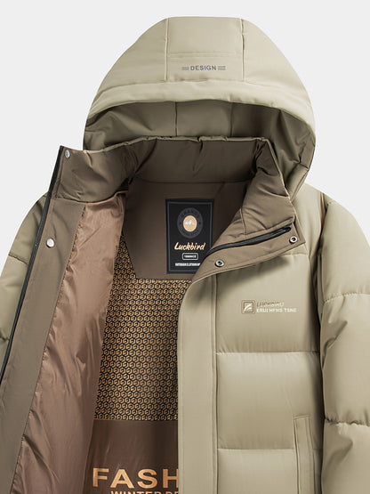Chaqueta de invierno acolchada con capucha