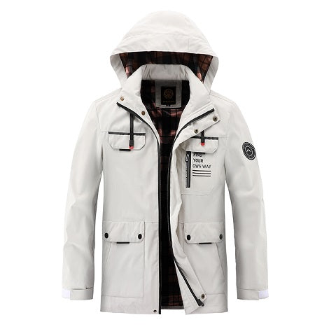 Waterproof Hooded Utility Jacket