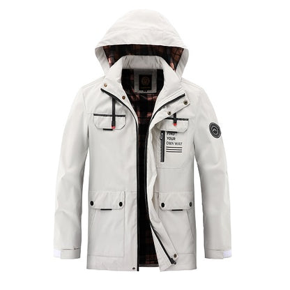 Waterproof Hooded Utility Jacket