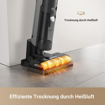 H12s Nass Trockenstaubsauger, intelligente Bodenreinigung, kabelloser Staubsauger und Wischer für Hartböden, Kantenreinigung mit Schmutzerkennung