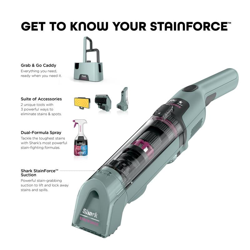 StainForce Handheld Spot & Stain Cleaner with Storage Caddy